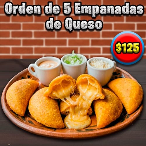5 Empanadas de Queso