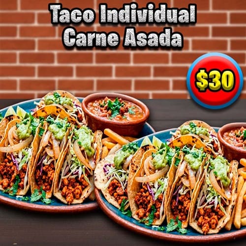 Taco Individual Carne Asada