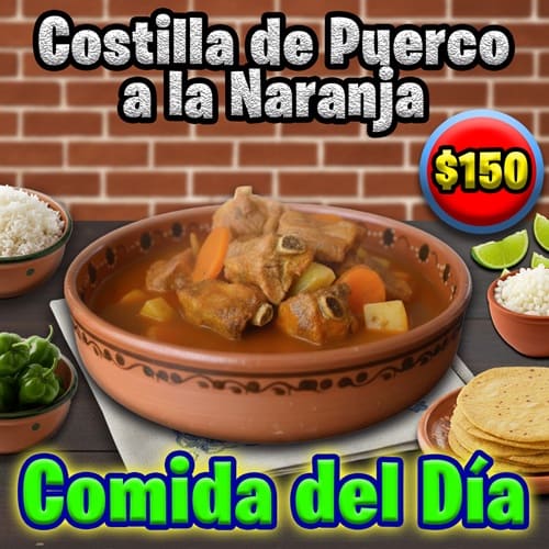 Costilla a la Naranja 150